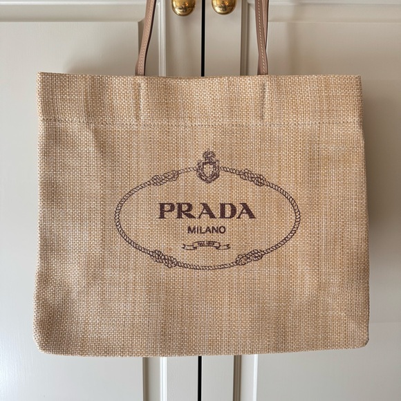 New! Prada Raffia Beach Tote - St. Barths exclusive. Never used! - Picture 13 of 13